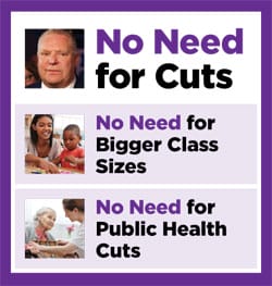 No need for cuts